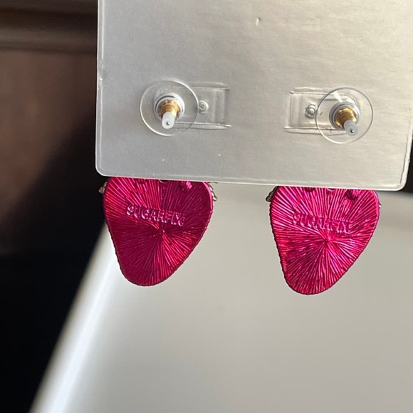 SUGARFIX by BaubleBar Crystal 'Berry Tale' Strawberry Drop Earrings - NWT - Picture 6 of 7